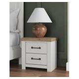 Ashley Savonport Two Drawer Night Stand