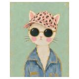 Cool Cat Summer LE Canvas by Sarah Collins