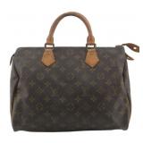 Louis Vuitton Monogram Speedy 30 Boston Bag