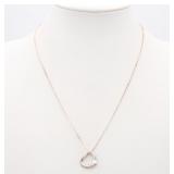 Tiffany & Co. Open Heart Necklace