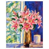 Flowers By the Window Canvas By Studio Van Gogh