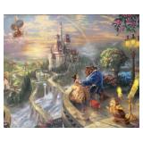 Beauty & Beast Falling in Love by Kinkade Studios