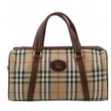 Burberry Nova Check Boston Bag