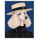 Poodle Pose LE Canvas by Studio Van Gogh
