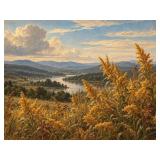 View Of The River Canvas By Studio Van Gogh