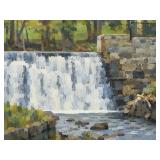 The Spillway 2 On Canvas by Studio Van Gogh