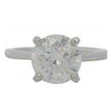 Platinum 2.56 ct GIA XXX Diamond Solitaire Ring