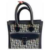 Christian Dior Navy Trotter Handbag