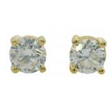 Brilliant 1.00 ct Lab Grown Diamond Stud Earrings