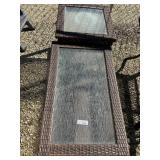 2 Outdoor Glass Top Tables