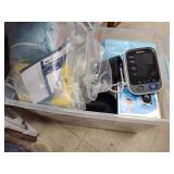 Tote of medical items