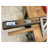 3 Items - Square, Level & Yardstick