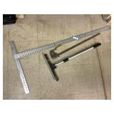3 Items - T- Square & Other