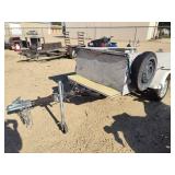 Trailer box meas. 8ft x 4ft to outside of sides
