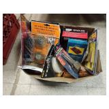 Wire brushes, bits, sanding items