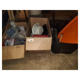 Plasticware and other 3 boxes