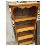 Wood Bookshelf - 42 x 19 x 10 inches