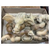 Wood Carving Of Pigs