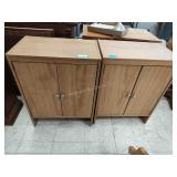 Pair of cabinets