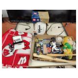 Brewers and packers memorabilia and blanket