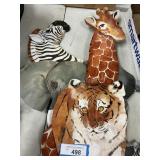 Wooden animal Wall  Plaques - Zebra As-Is