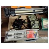 Tripod, trail cams, cleaning rod and other