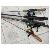 Assorted Fishing Poles