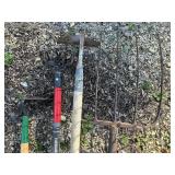 4 Items - Long Handle Tools