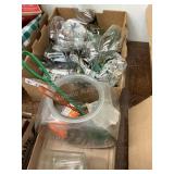 2 Boxes Glassware