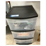 Plastic Drawers & Contents