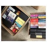 2 Boxes VHS Movies