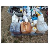 Pallet of cleaner and other fluids condition