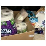 2 Boxes Toilet paper & Kitchen Items