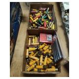 2 boxes misc shotgun shells and other ammo