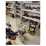 Rack with contents missing bins