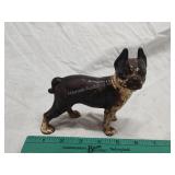 Cast boston terrier coin bank 1920s Cast boston terrier coin bank 1920s