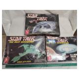3 AMT Star Trek models 3 AMT Star Trek models