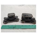 2 Arcade cast cars 2 Arcade cast cars