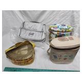 3 lunchboxes and Thermos lunch kit 3 lunchboxes and Thermos lunch kit
