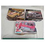 3 model race car kits 3 model race car kits