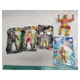 5 Wrestling figures 5 Wrestling figures