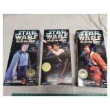 3 Star Wars collector dolls 1996 3 Star Wars collector dolls 1996