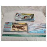 3 Monogram model plane kits 3 Monogram model plane kits