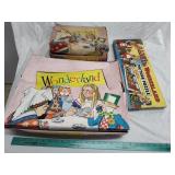 Alice puzzle Parker Bros and 2 dish sets Alice puzzle Parker Bros and 2 dish sets