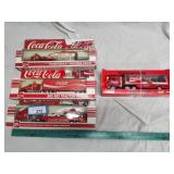 4 Coca Cola trucks 4 Coca Cola trucks