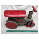 Keystone Ride Em Steam Roller tin scooter toy Keystone Ride Em Steam Roller tin scooter toy