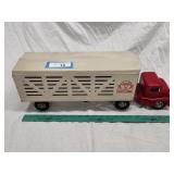 Structo tin cattle truck 21in long Structo tin cattle truck 21in long