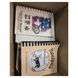 Box of recipe books