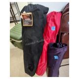 2 camp chairs and tent