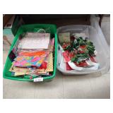 Gift bags, tissue paper and other 2 totes